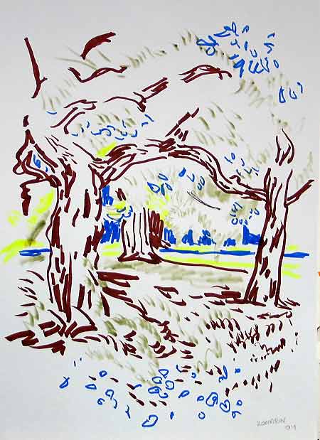 Original oil painting No 10123