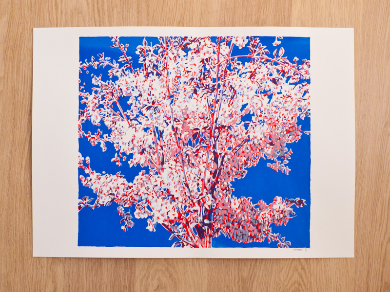 Handmade screen print no.1211