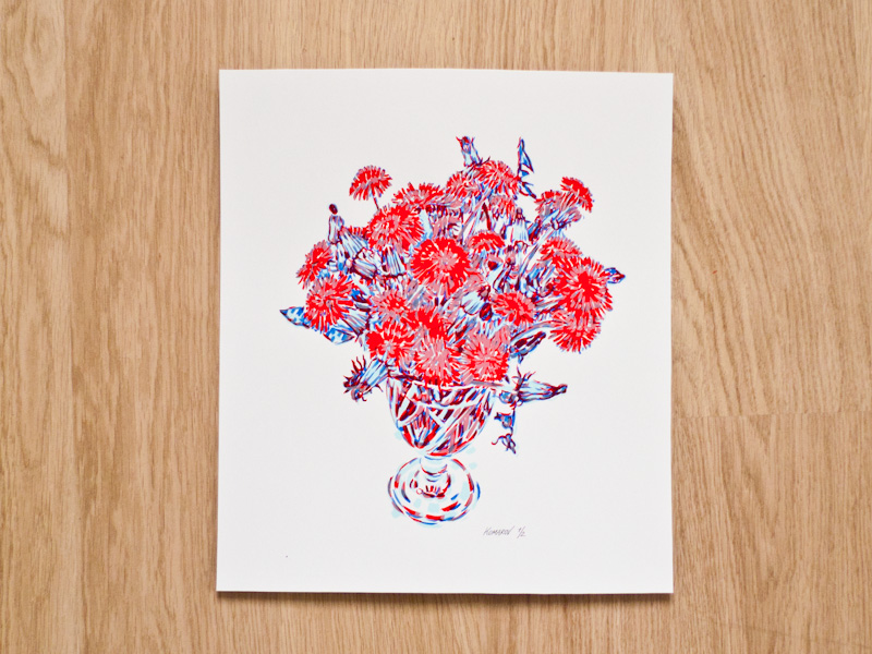 Handmade screen print no.1226