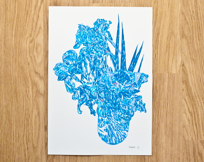 Handmade screen print no.1231