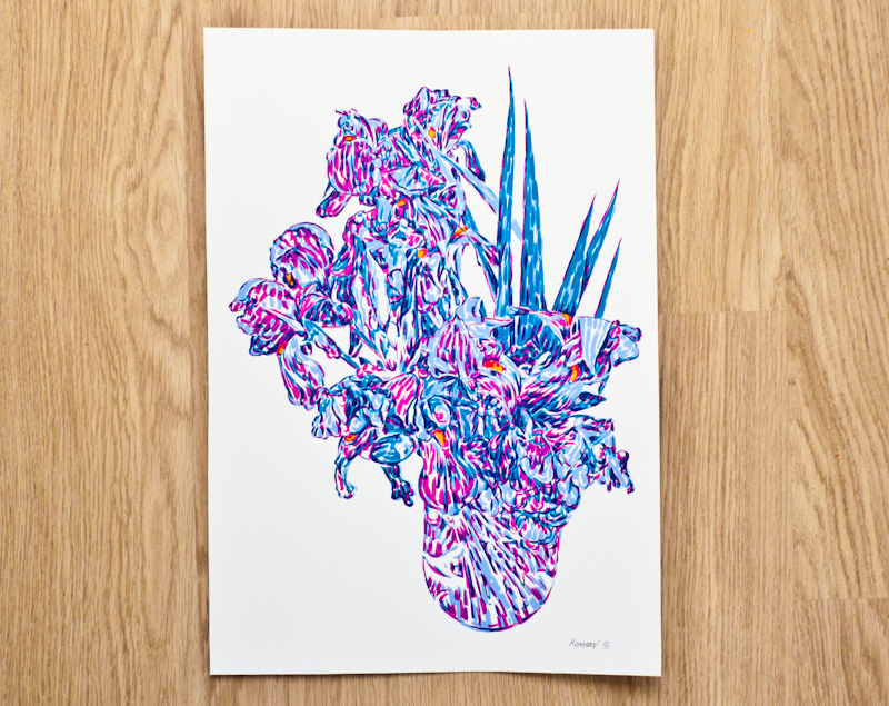 Handmade screen print no.1232