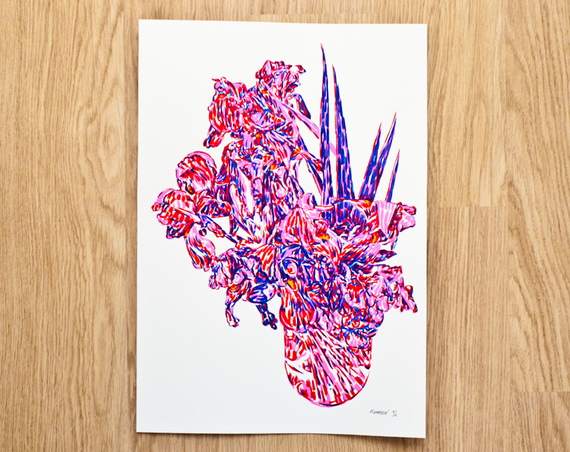 Handmade screen print no.1233