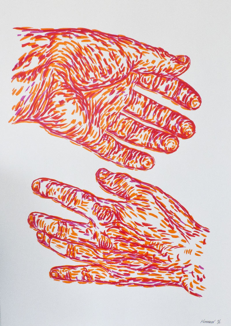 Handmade screen print no.1235