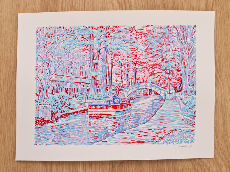 Handmade screen print no.1239