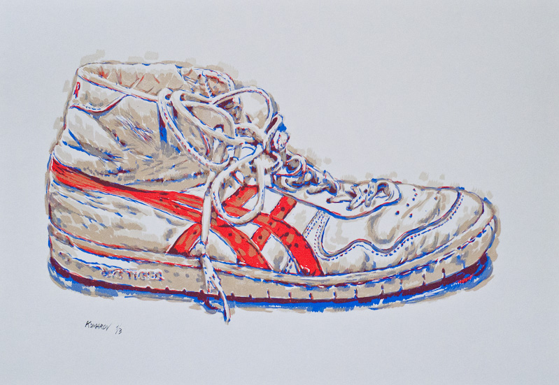 Handmade screen print no.1254