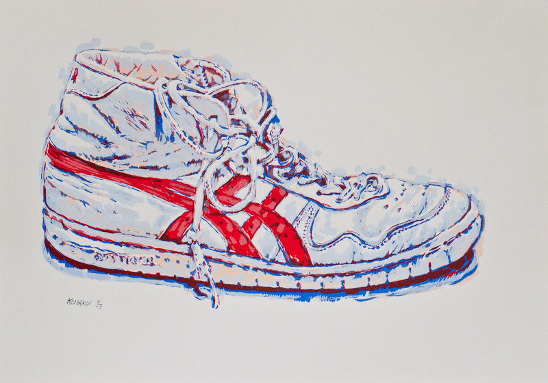 Handmade screen print no.1256