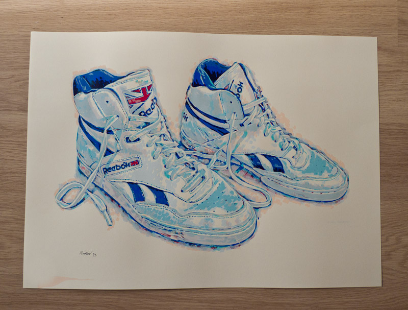 Handmade screen print no.1262