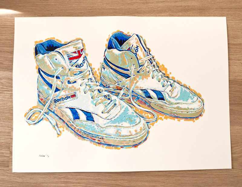 Handmade screen print no.1263