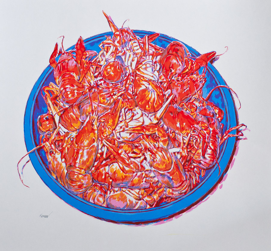 Handmade screen print no.1266