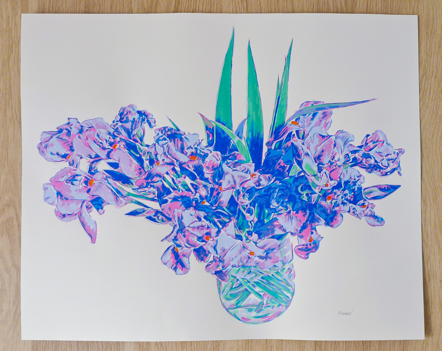 Handmade screen print no.1268