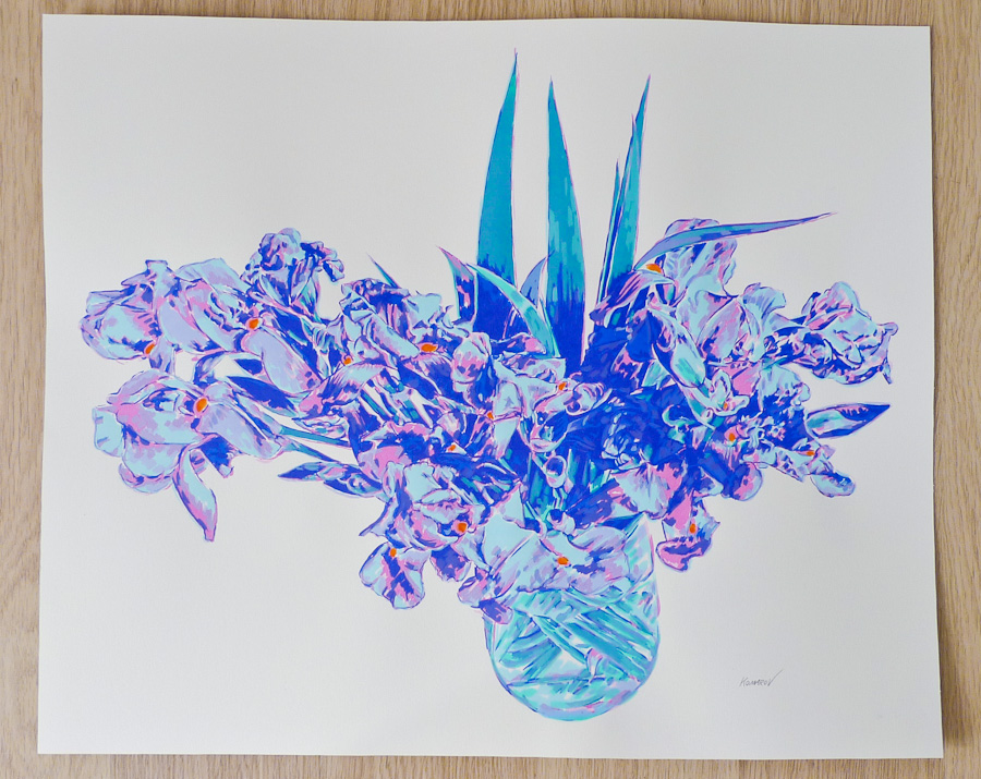 Handmade screen print no.1269