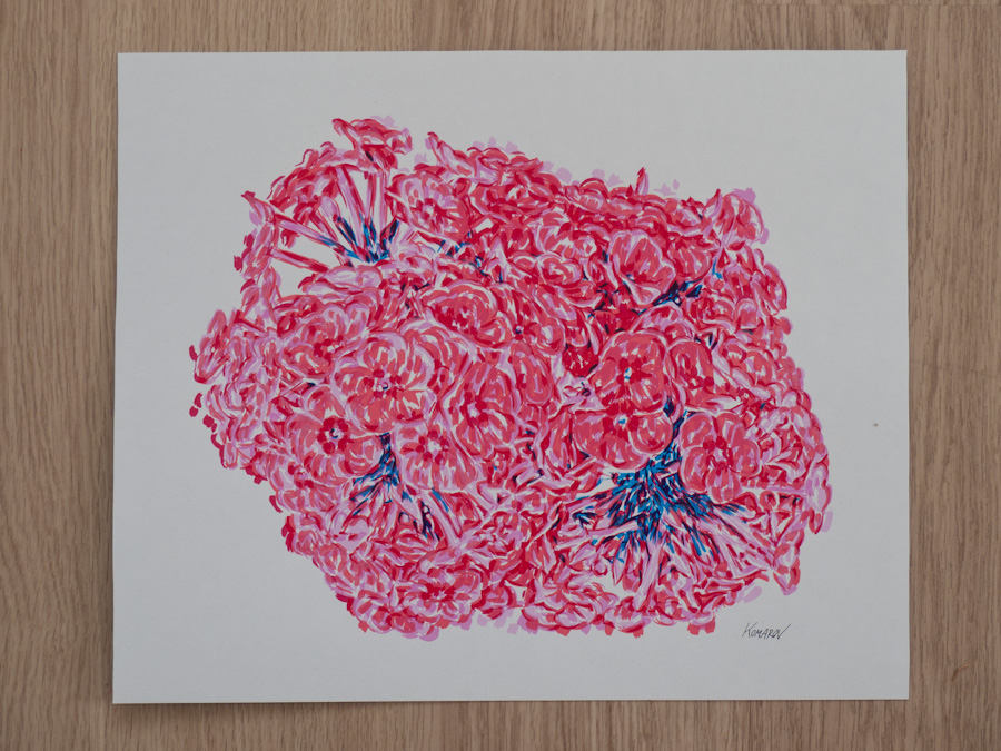 Handmade screen print no.1271