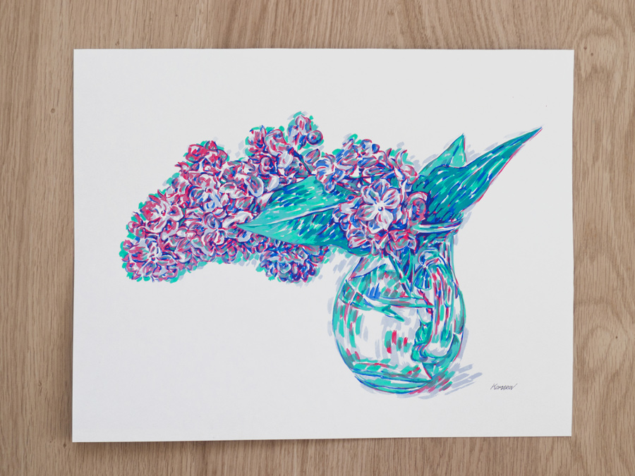 Handmade screen print no.1279