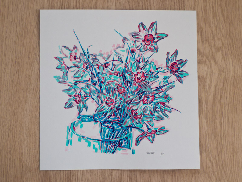 Handmade screen print no.1280