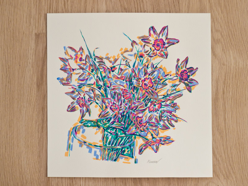 Handmade screen print no.1282