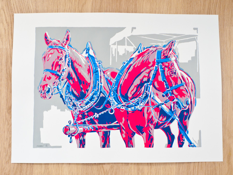 Handmade screen print no.1292