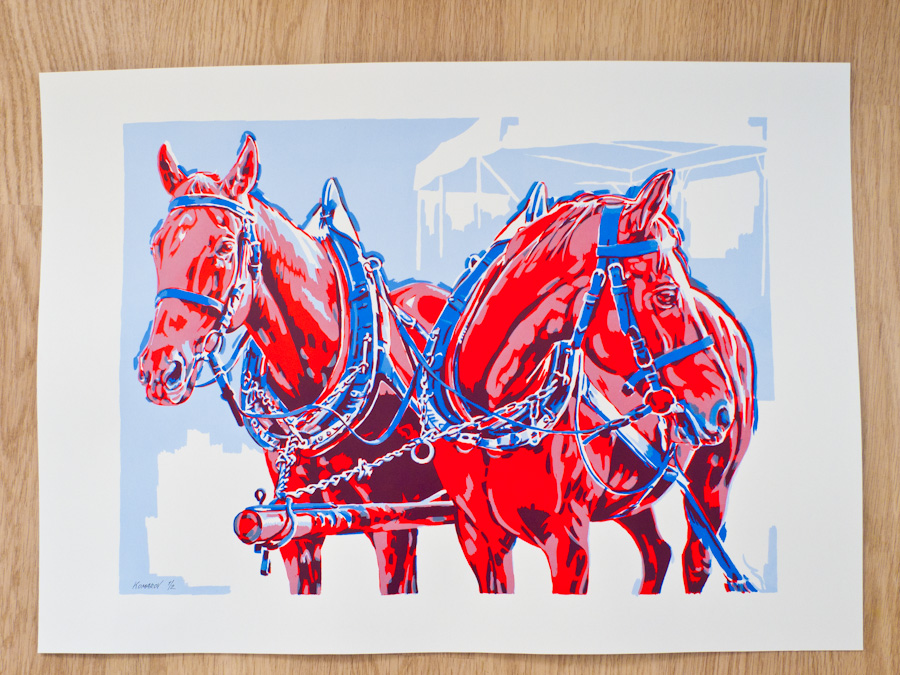 Handmade screen print no.1293