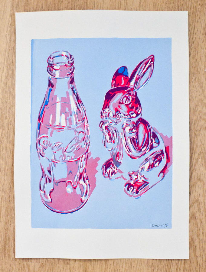 Handmade screen print no.1297