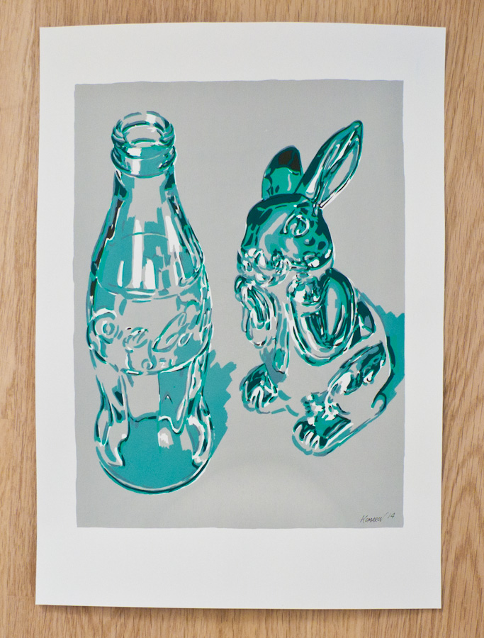 Handmade screen print no.1298