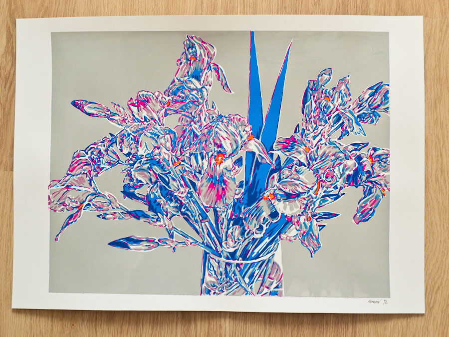 Handmade screen print no.1299