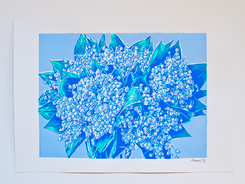 Handmade screen print no.1304