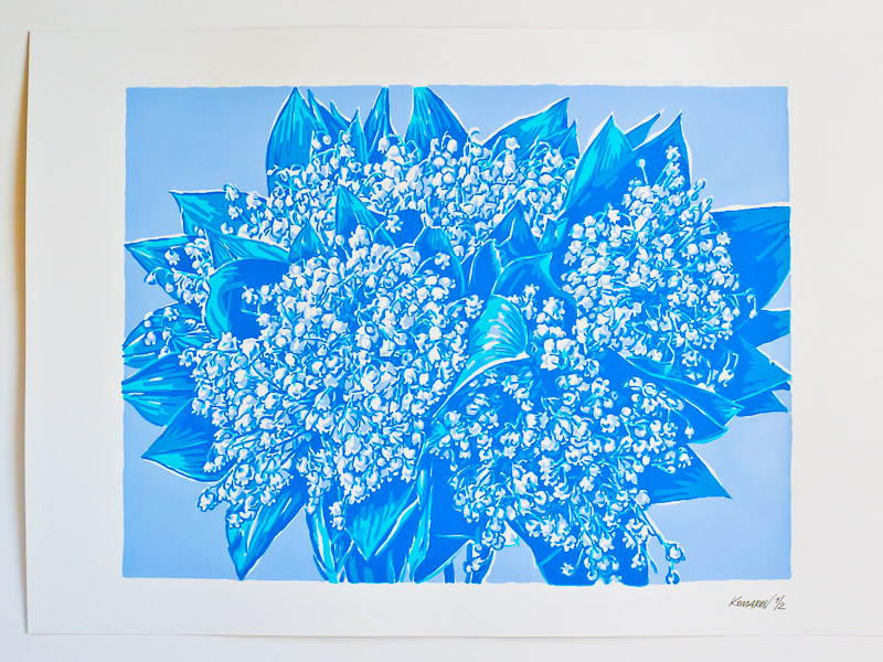 Handmade screen print no.1306