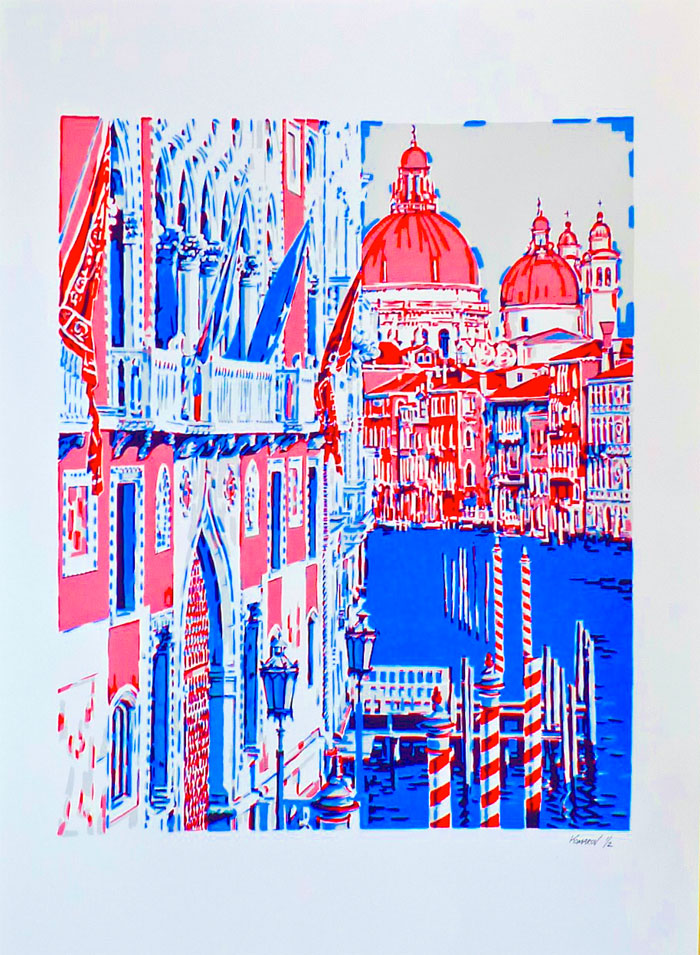 Handmade screen print no.1313