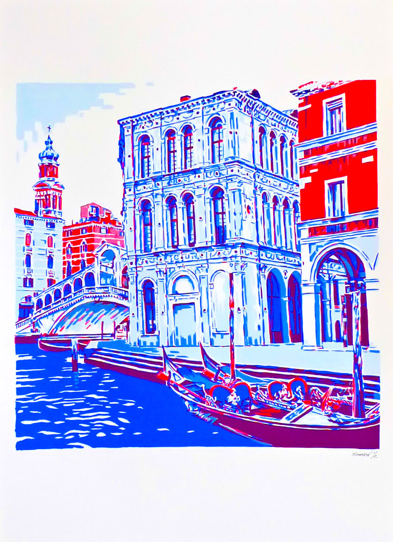 Handmade screen print no.1316