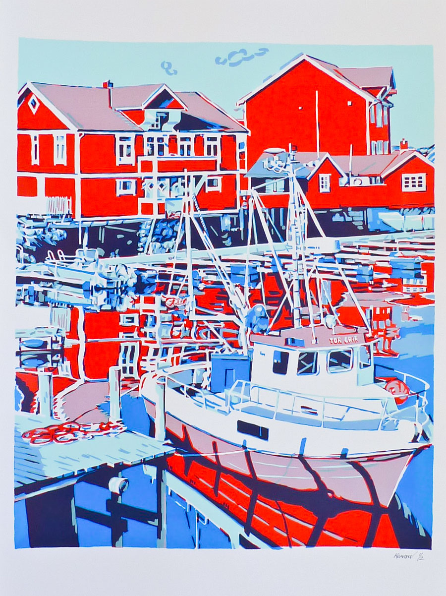 Handmade screen print no.1317