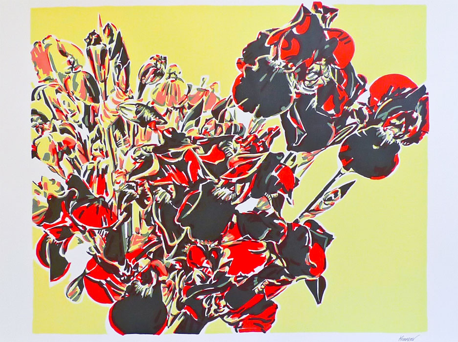 Handmade screen print no.1321