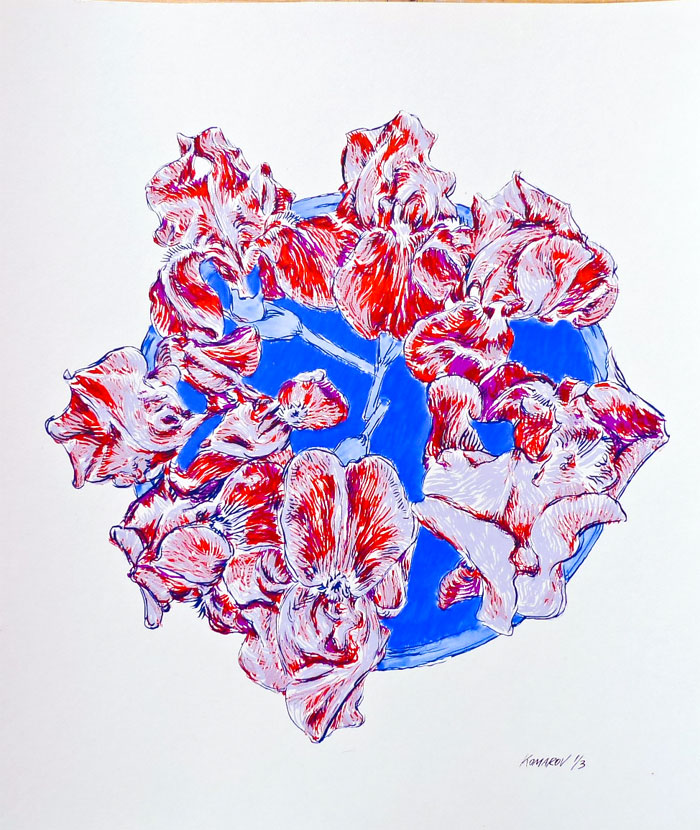 Handmade screen print no.1324