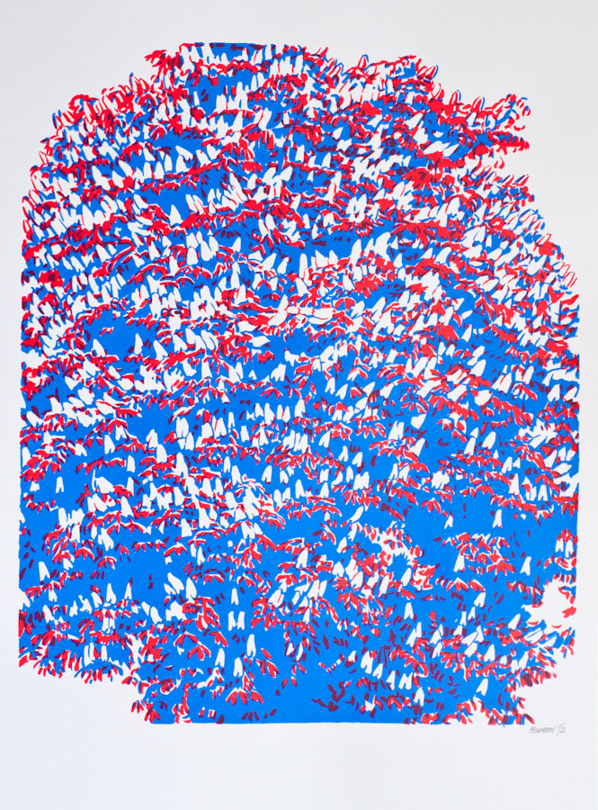 Handmade screen print no.1327