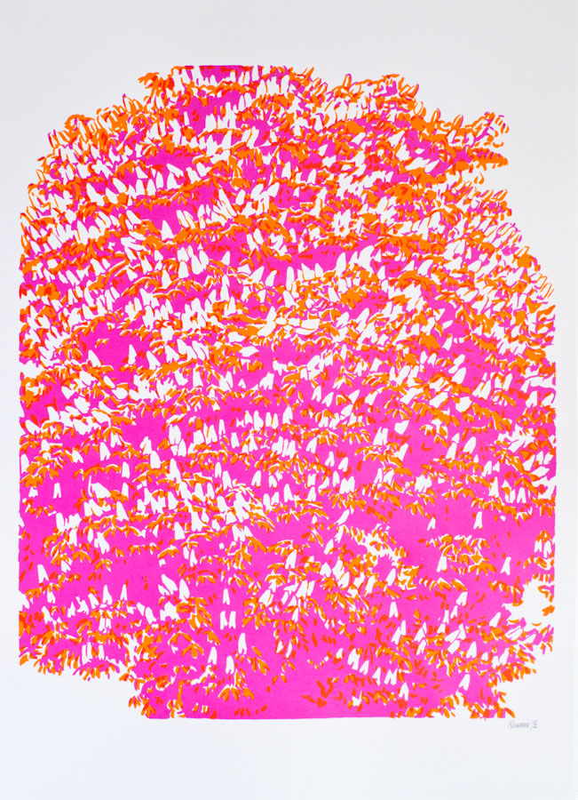 Handmade screen print no.1328