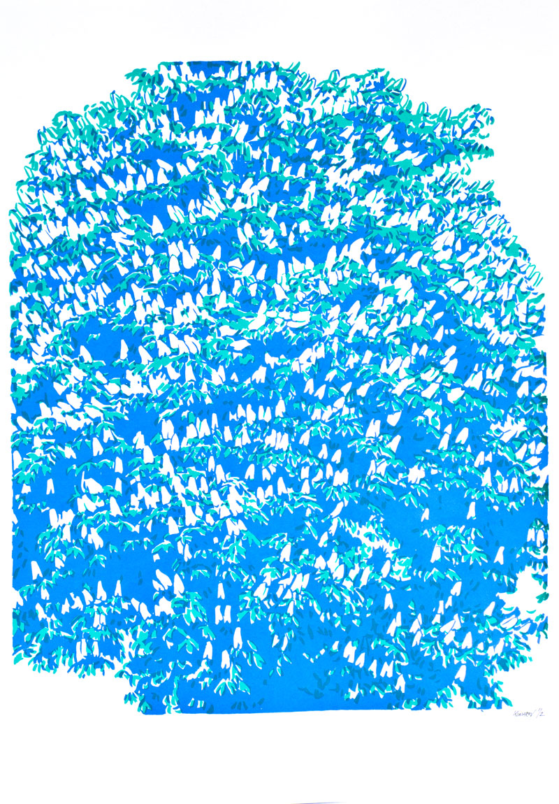 Handmade screen print no.1329