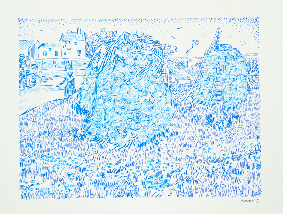 Handmade screen print no.1332