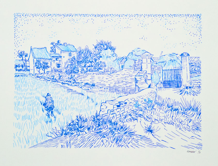 Handmade screen print no.1333