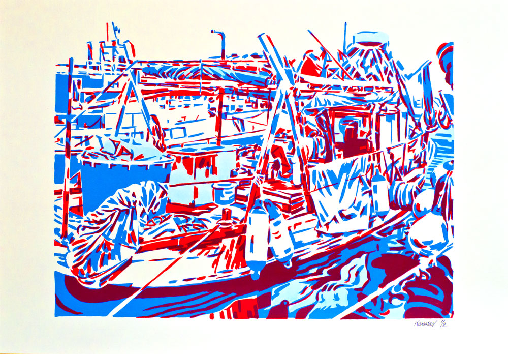 Handmade screen print no.1336