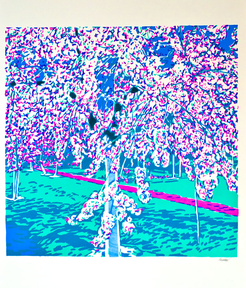 Handmade screen print no.1340