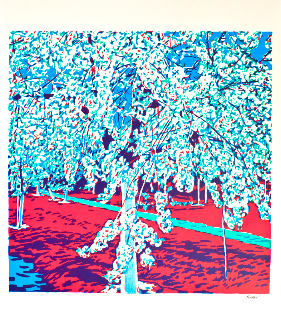 Handmade screen print no.1341