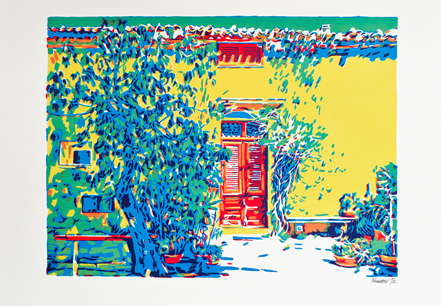 Handmade screen print no.1342