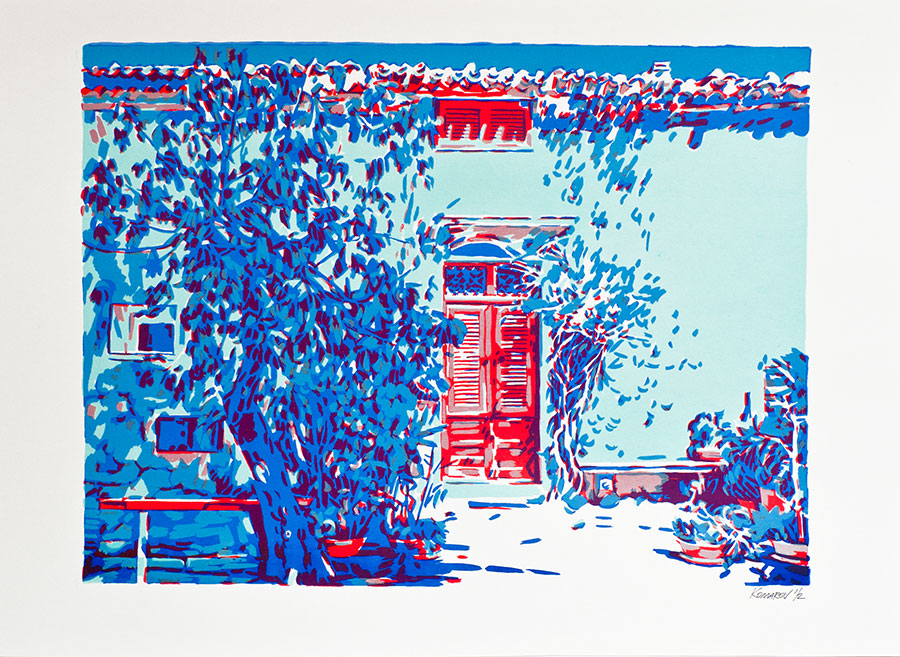 Handmade screen print no.1343