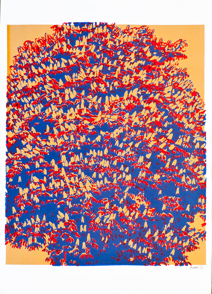 Handmade screen print no.1350