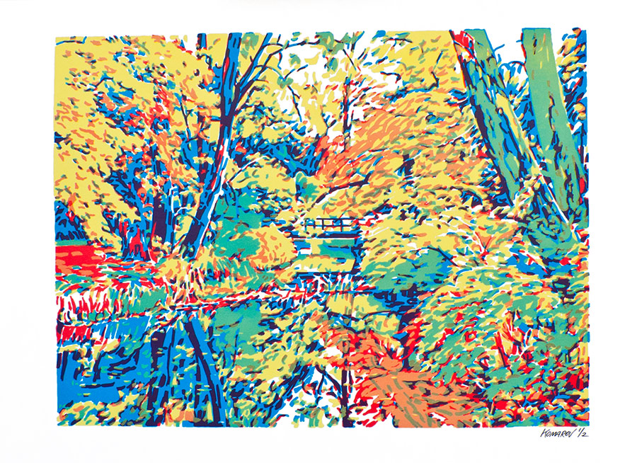 Handmade screen print no.1351