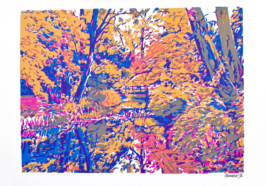 Handmade screen print no.1352