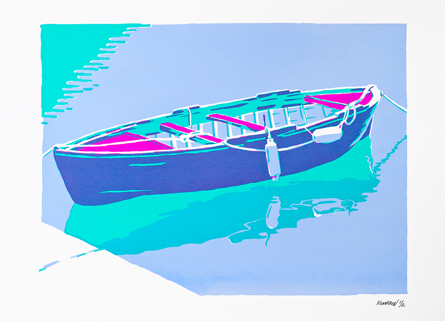 Handmade screen print no.1355