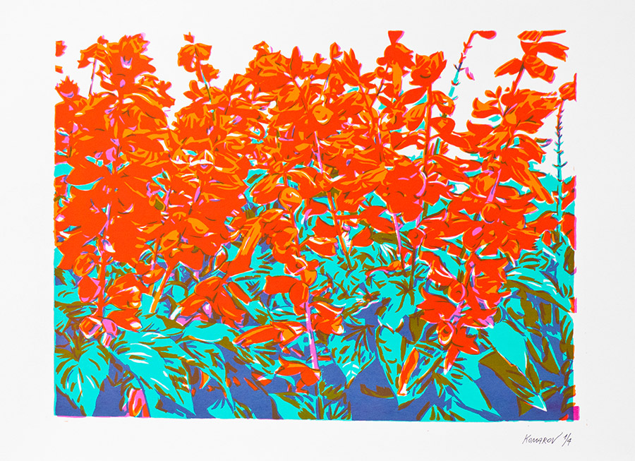 Handmade screen print no.1356