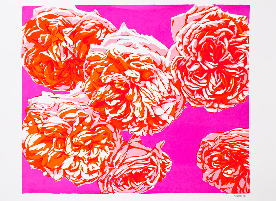 Handmade screen print no.1357