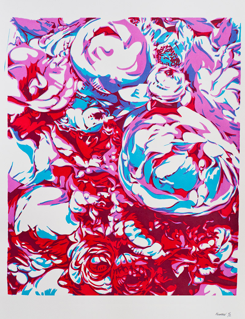 Handmade screen print no.1365