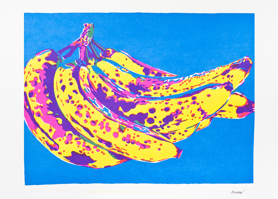 Handmade screen print no.1369