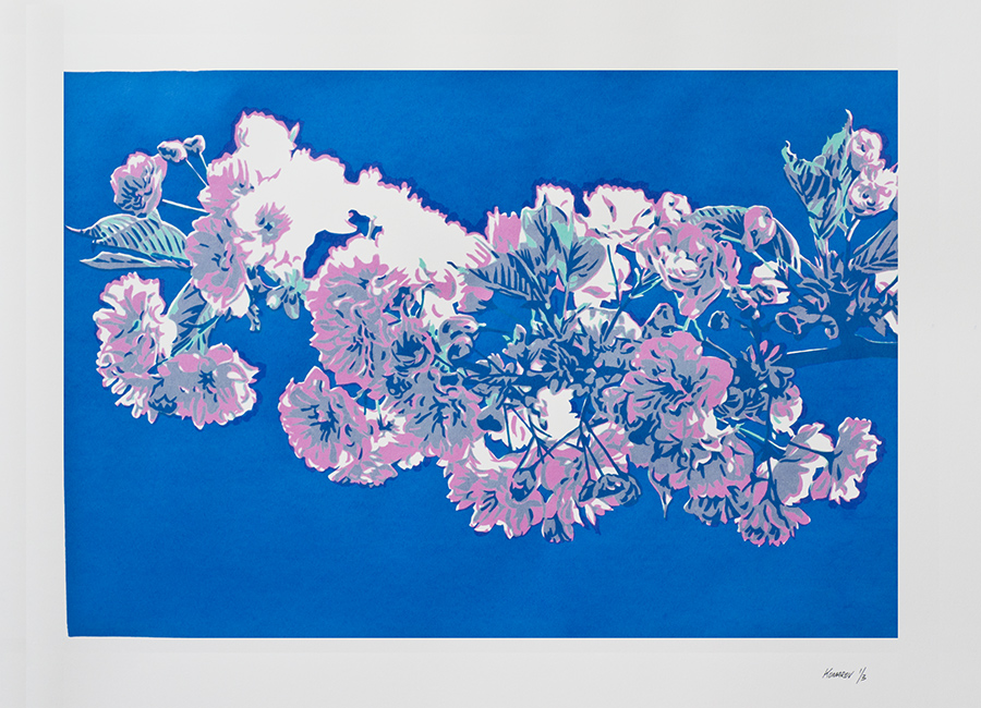 Handmade screen print no.1372